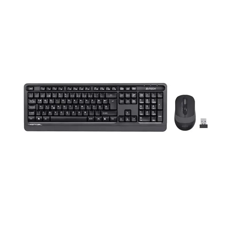 A4 TECH FG1010 GRİ F MM 2.4G KABLOSUZ KLAVYE MOUSE SET - Görsel 2