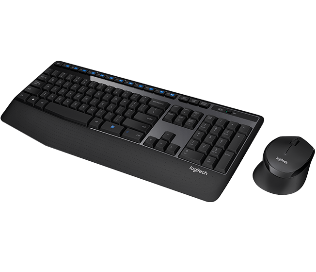 LOGITECH MK345 Q TR MM KABLOSUZ KLAVYE MOUSE SET SİYAH 920-006514 - Görsel 2
