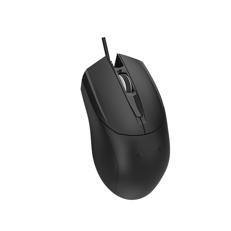 A4 TECH OP-750S USB SİYAH OPTİK 1200 DPI-SILENT - Görsel 2