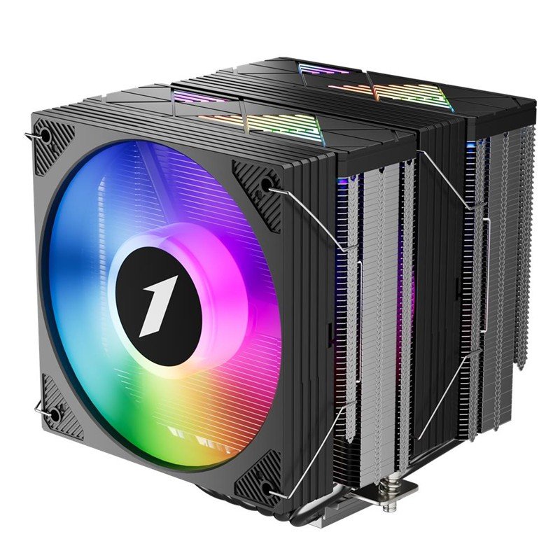 1ST PLAYER CRYO CY12LD SİYAH 2X120MM 4PIN PWM+3PIN ARGB AM4-5/LGA 1851-1700 KULE TİPİ İŞLEMCİ HAVA S - Görsel 3