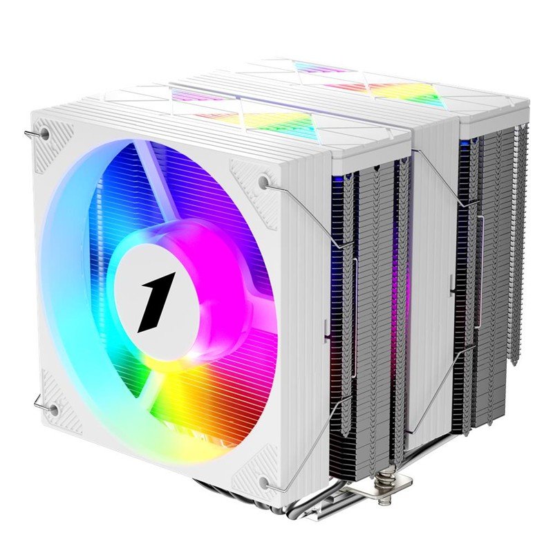 1ST PLAYER CRYO CY12LD BEYAZ 2X120MM 4PIN PWM+3PIN ARGB AM4-5/LGA 1851-1700 KULE TİPİ İŞLEMCİ SOĞUTUCU - Görsel 3
