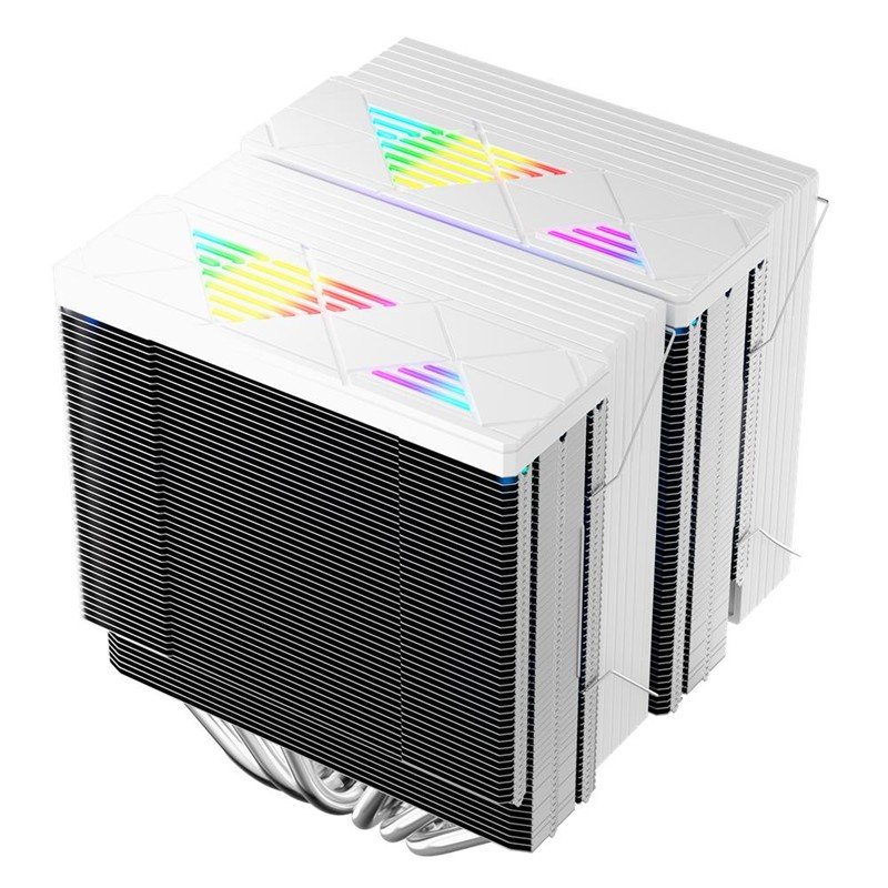 1ST PLAYER CRYO CY12LD BEYAZ 2X120MM 4PIN PWM+3PIN ARGB AM4-5/LGA 1851-1700 KULE TİPİ İŞLEMCİ SOĞUTUCU - Görsel 6