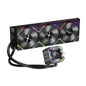 1ST PLAYER X STARSHIP E X360E MM SİYAH ARGB DİJİTAL EKRAN AM5 / LGA 1851 İŞLEMCİ SIVI SOĞUTUCU