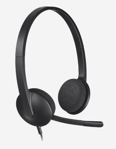 LOGITECH H340 USB SİYAH KULAKLIK 981-000475 - Görsel 2