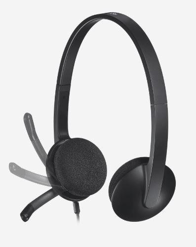 LOGITECH H340 USB SİYAH KULAKLIK 981-000475 - Görsel 3