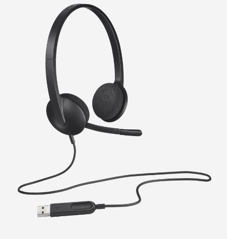 LOGITECH H340 USB SİYAH KULAKLIK 981-000475 - Görsel 5